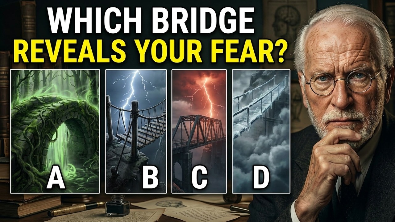 Which Bridge Would You Cross? Your Fear Tells the Truth | Carl Jung Test