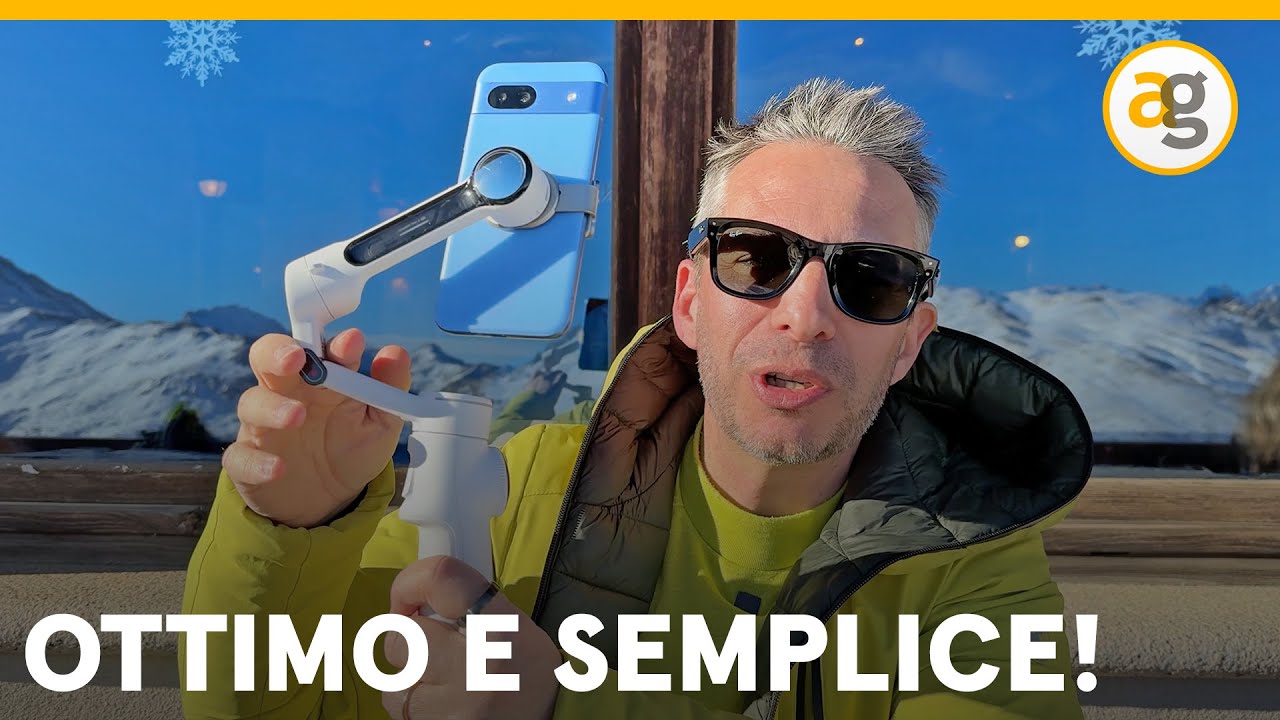 GIMBAL per IPHONE e ANDROID Insta360 flow2 pro. RECENSIONE