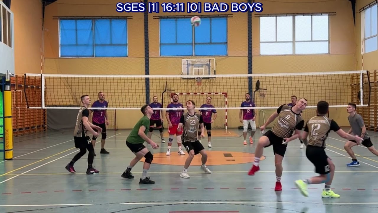 SGES vs BAD BOYS (rewanż) | Nowodworska Liga Mężczyzn Piłki Siatkowej