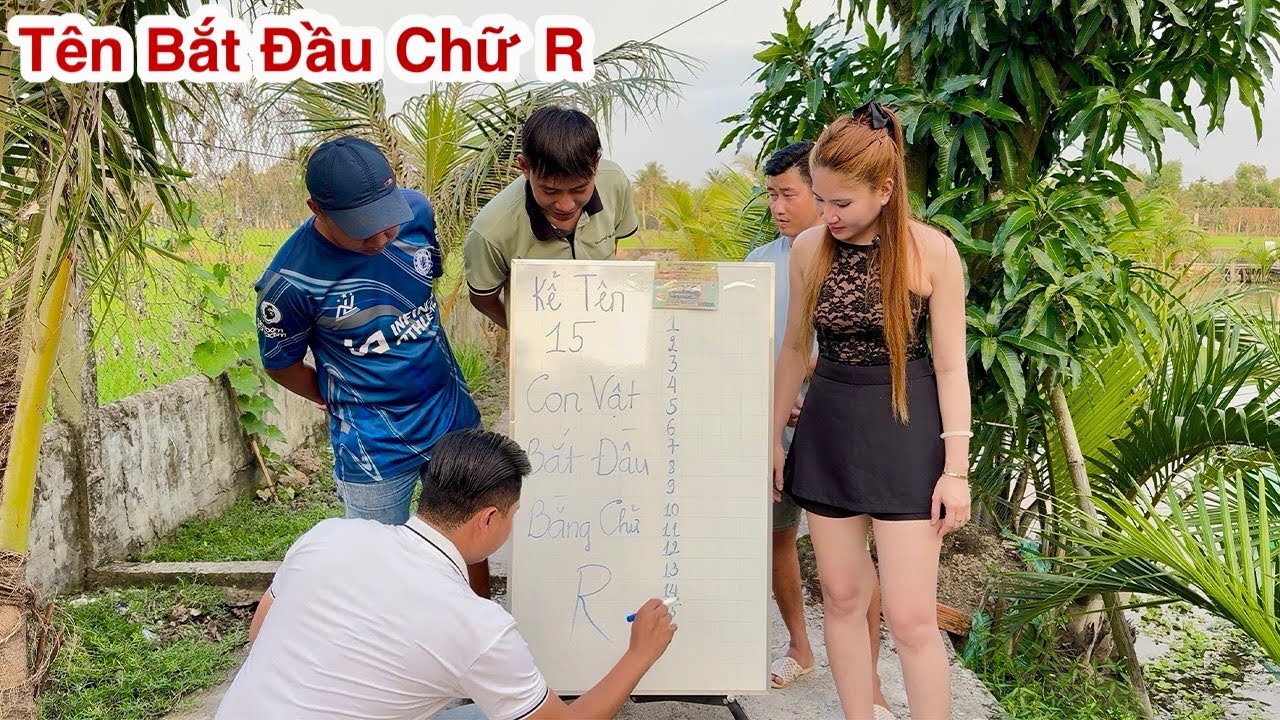 Thử Thách Kể Tên 15 Con Vật Bắt Đầu Bằng Chữ R Trong Vòng 9 Phút Thắng 1 Triệu | Ly Ngô Vlog