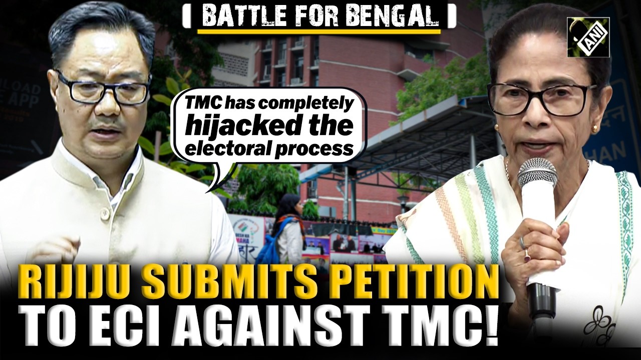 Kiren Rijiju, BJP delegation submits Petition to ECI over alleged voter rights violations in Bengal