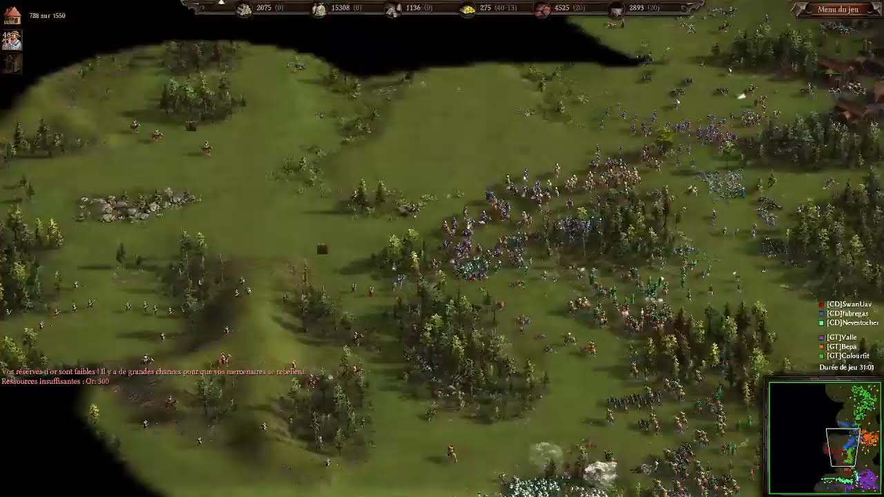 Cossacks 3 | WCC Clan Tournament 3V3 - [CD] против [GT] (реванш, 1-я игра) | [KGR]Guepard Commentary