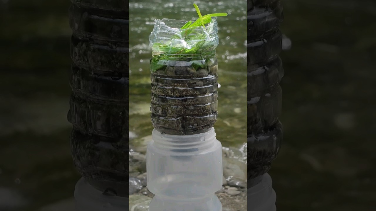 Je fabrique un filtre &agrave; eau de survie ! 💧