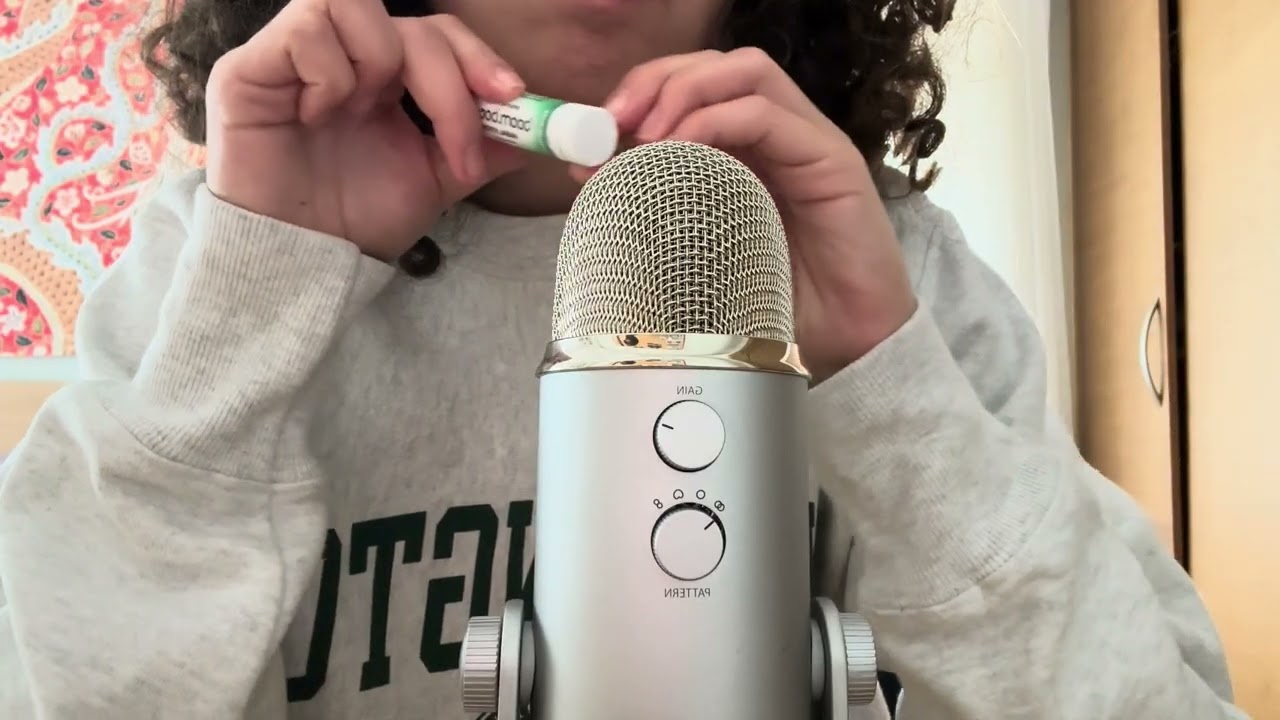 asmr with crispy sounds (almost no talking) 