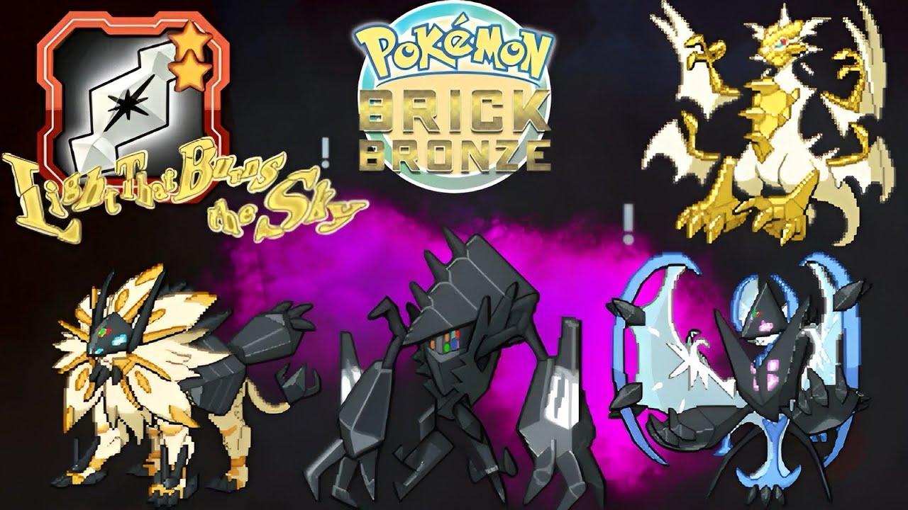How to get Necrozma, Ultra Necrozma,Dusk Mane, Dawn Wings, & Necrozma Z Move in Pok&eacute;mon Brick Bronze