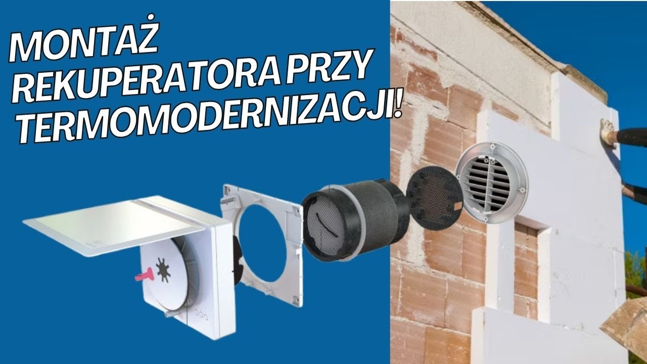 NOWY SPOSÓB NA MONTAŻ REKUPERATORA PRZY TERMOMODERNIZACJI! #rekuperacja #termomodernizacja #budowa