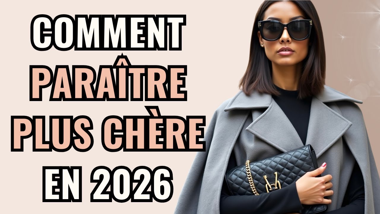 Comment Paraître Plus ÉLÉGANTE & CHÈRE en 2026 (Astuces Simples Qui Fonctionnent)