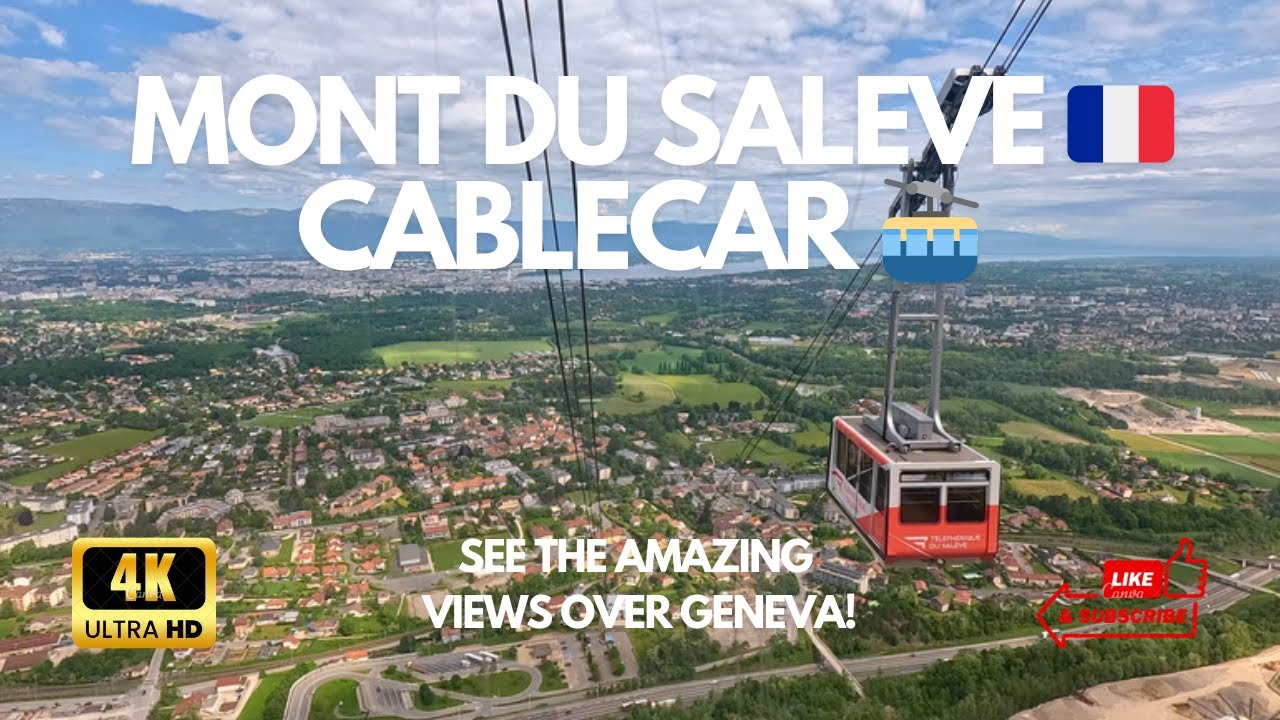 France 🇫🇷 Telephrique Du Saleve - Spectacular Views of Geneva! 🇨🇭🚠