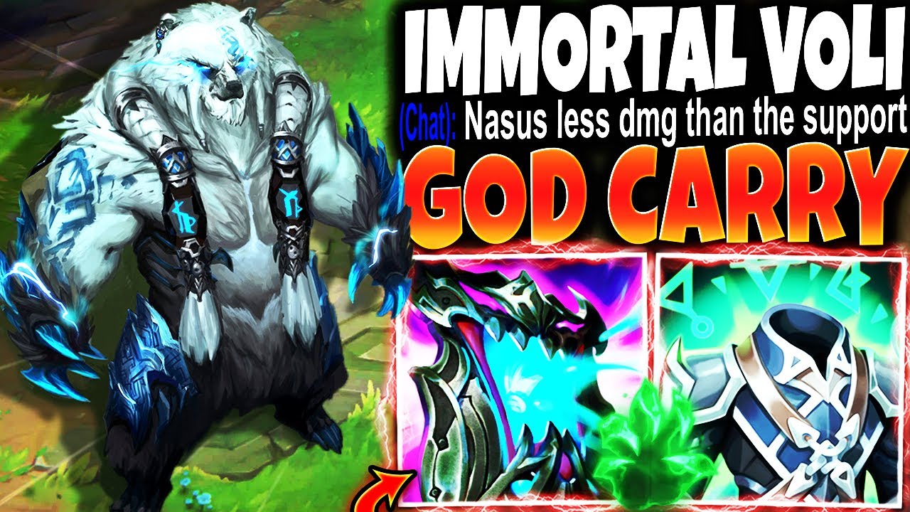 Our new IMMORTAL VOLIBEAR BUILD is just Beyond Broken ~ Most Damage, Heals and INSANE 1V9 GOD CARRY