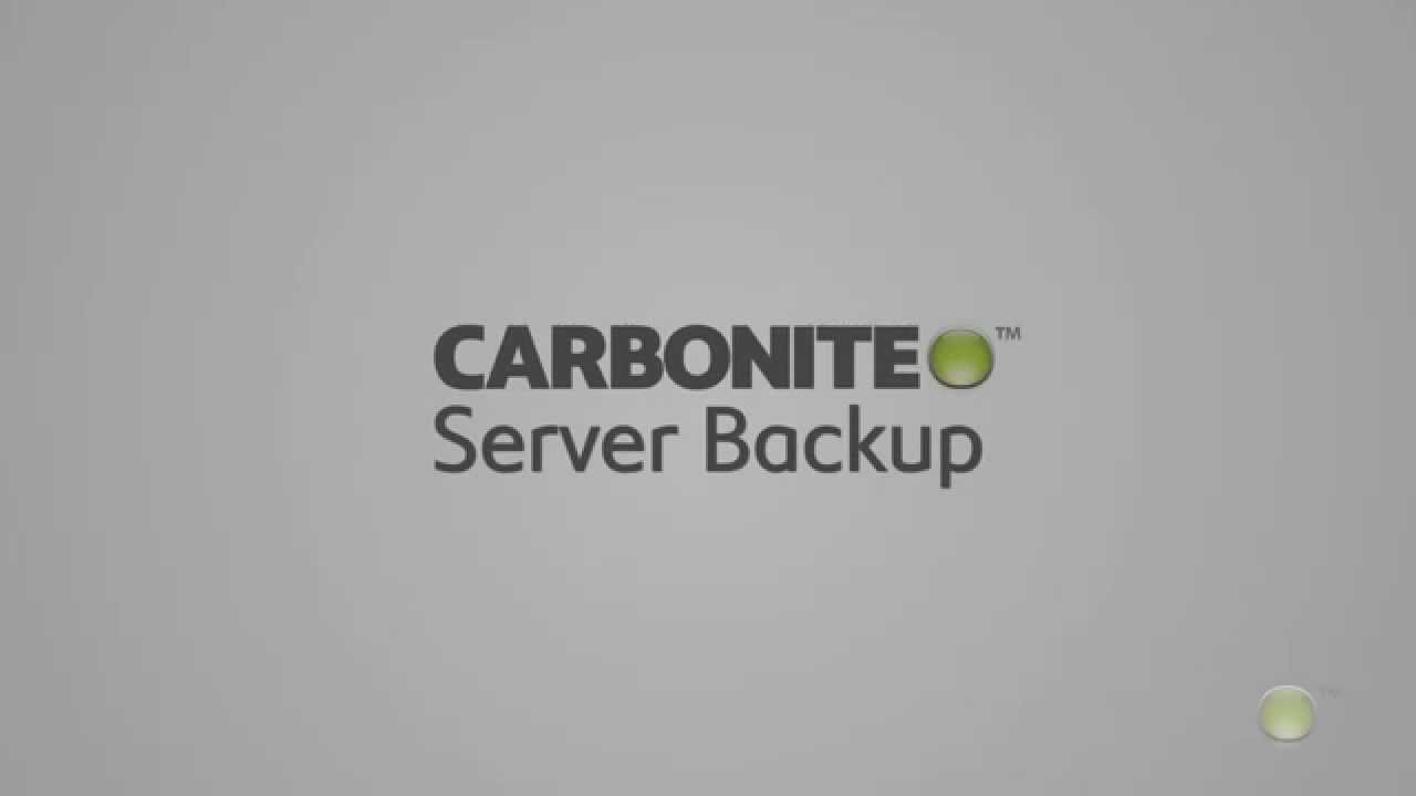 An Introduction to Carbonite Server Backup