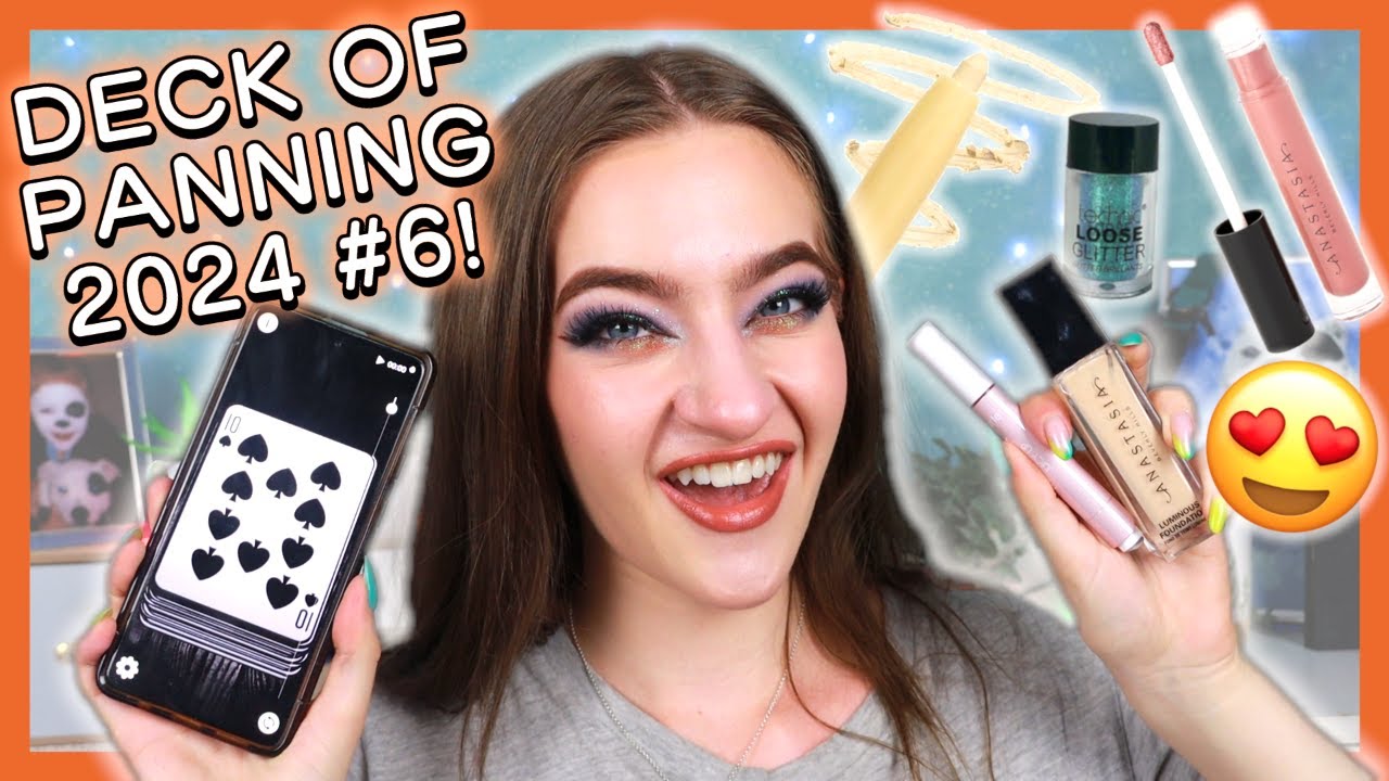 DECK OF PANNING 2024 #6!! (this was a tough one!!) #deckofpanning #projectpan #makeup #eyeshadow