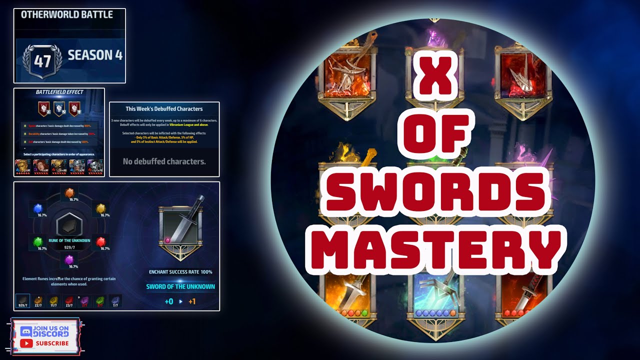 OWB SEASON 4: HOW I ENDED UP spending 5500runes | X OF SWORDS Manage & Enchant | Marvel Future Fight