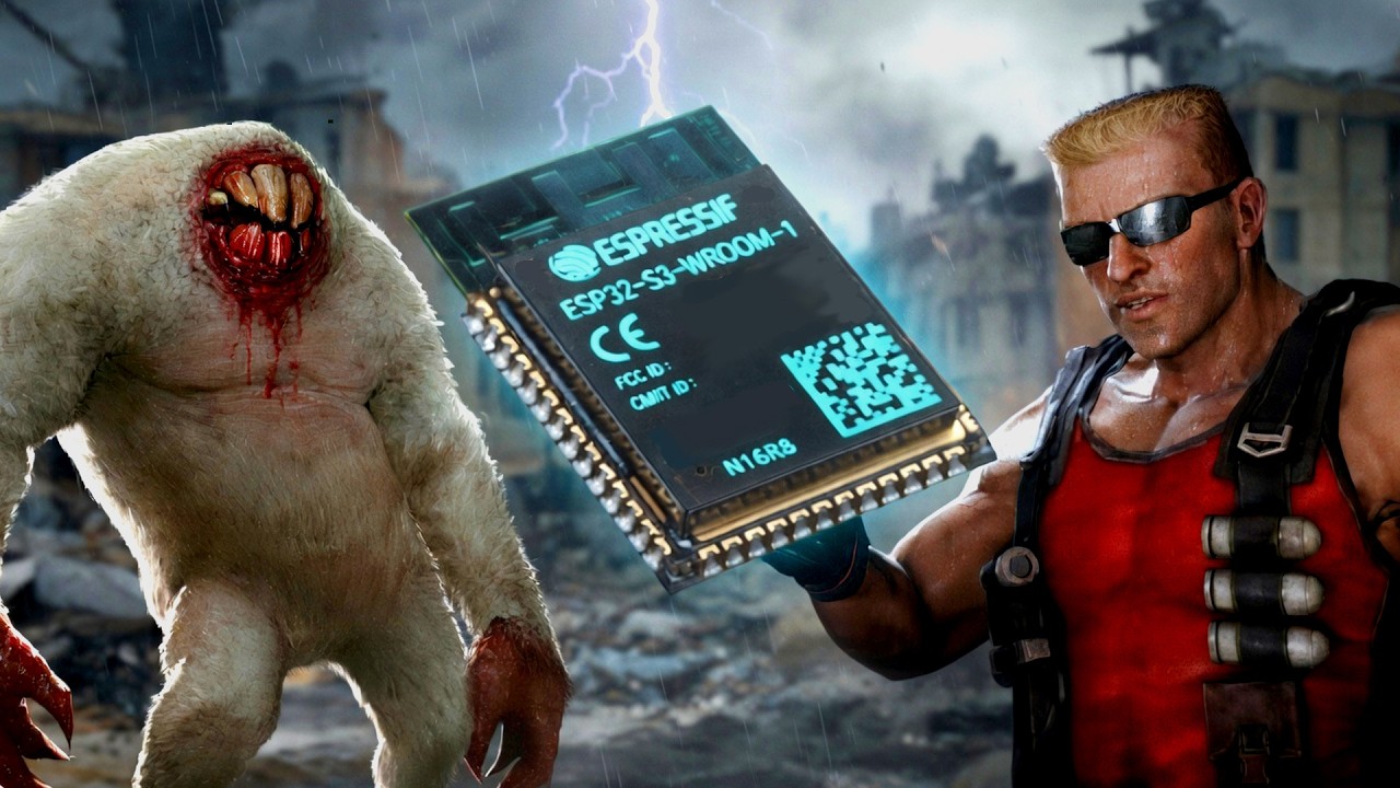 На ESP32 S3 запущены Quake и Duke3d.