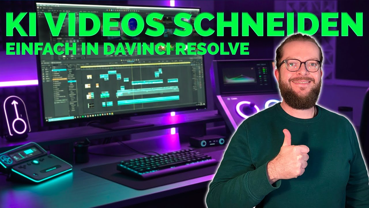 KI-Clips bearbeiten in 5 Minuten! (DaVinci Resolve Easy Edit)