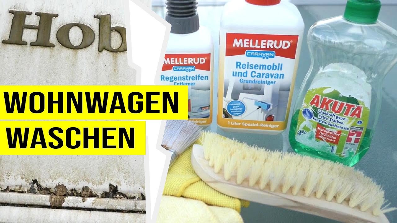 Wohnwagen waschen // Hausmittel vs. Profi Reiniger