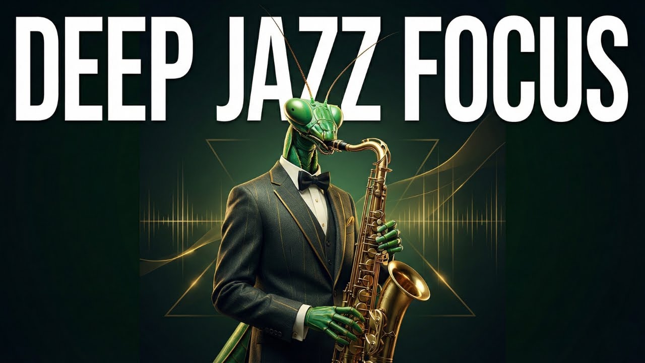 Jazz Focus Music for Deep Concentration | Study, Work & Productivity | Insecta Sounds