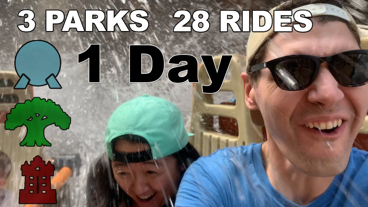 EVERY Ride at Disney's Epcot, Hollywood Studios, and Animal Kingdom in ONE DAY Challenge!