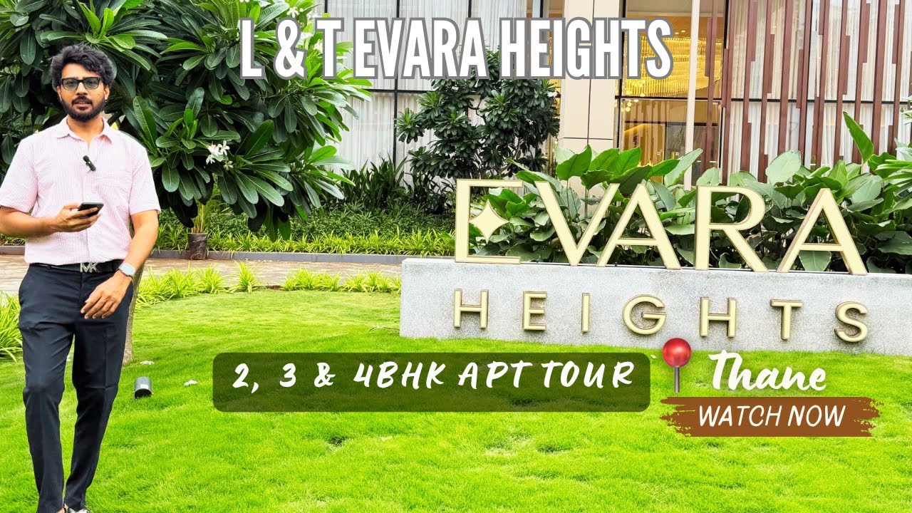 L & T Evara Heights nr Viviana Mall offers Exclusive 2, 3 & 4Bhk Apt with Subvention Plan| Full Tour