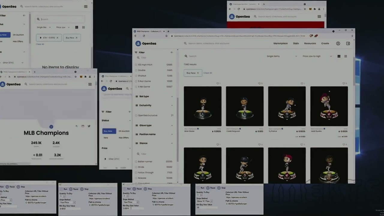 OpenSea Bot | NFT Trading Bot 2022 | Auto Sell Buy NFT software