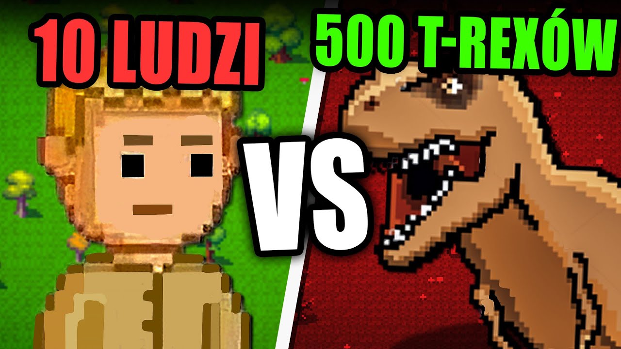 10 LUDZI vs INWAZJA 500 DINOZAURÓW - WORLDBOX (TAKIEJ WOJNY JESZCZE NIE BYŁO...)