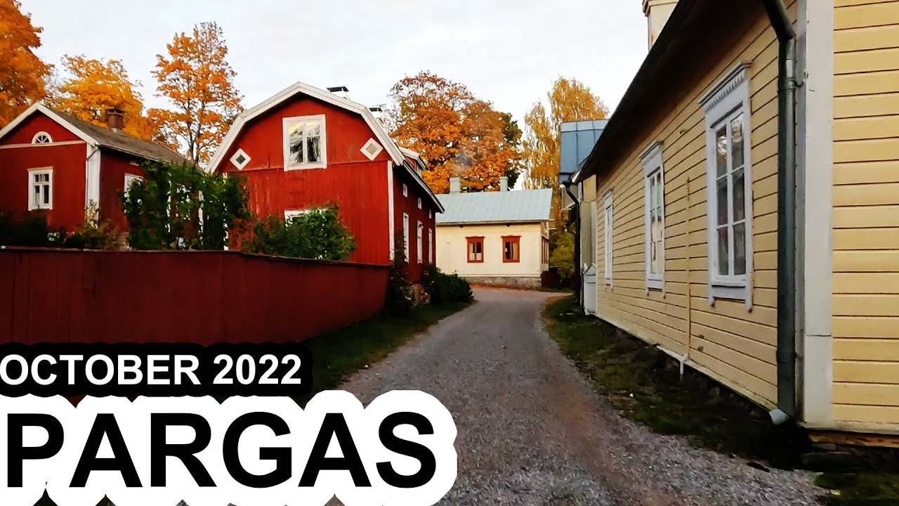 Walking in Pargas / Parainen, Finland - Autumn 2022