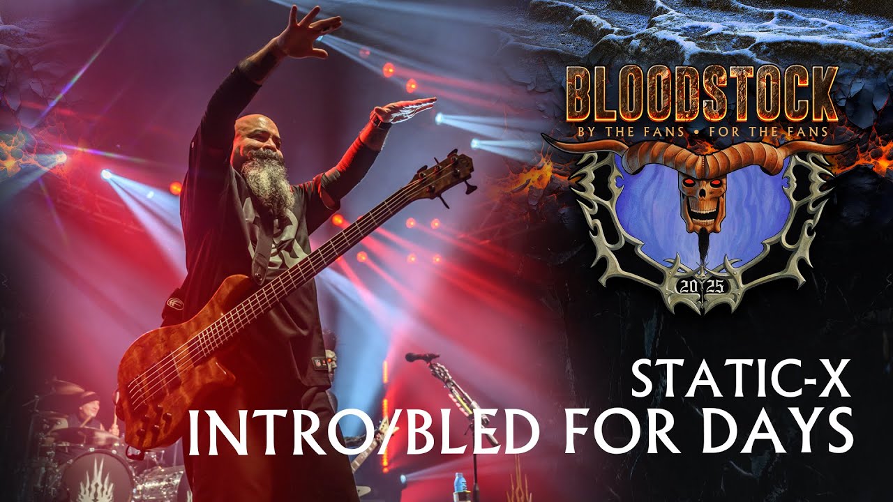STATIC-X - LIVE Intro / Bled For Days | Bloodstock 2025 🔊