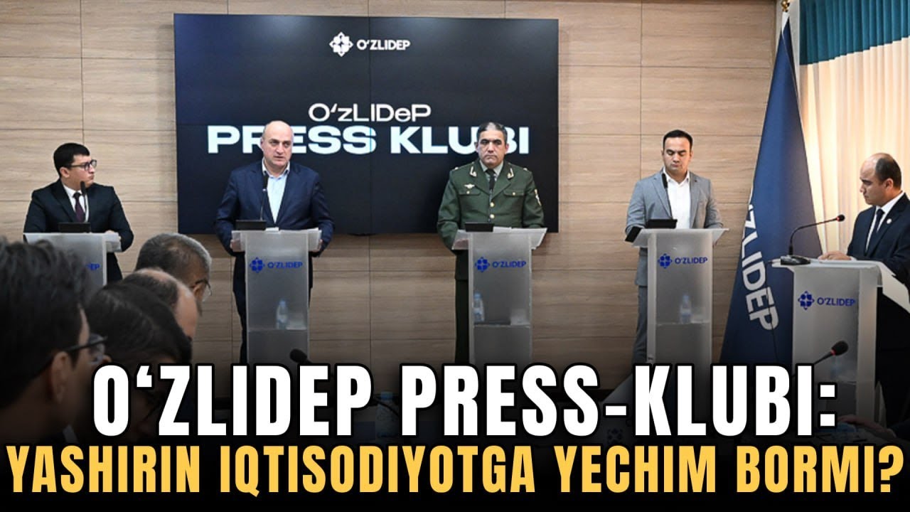O'zLiDep press-klubidayashirin iqtisodiyot muammosi tahlil qilindi