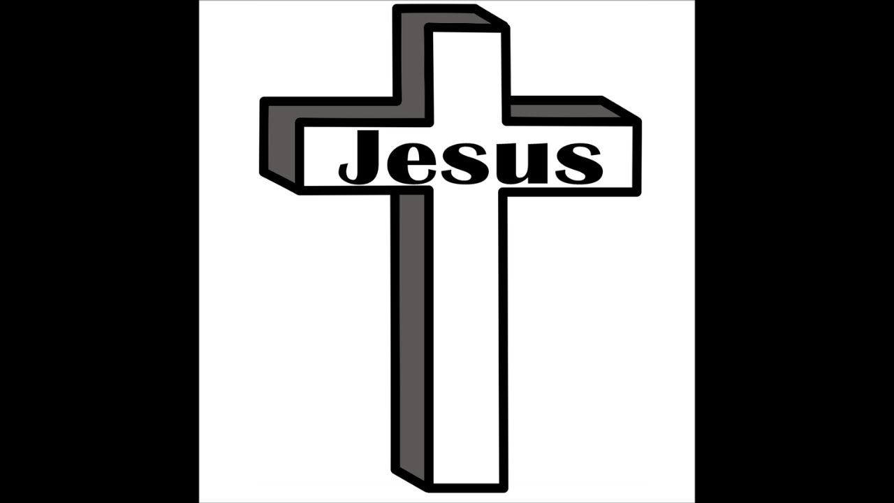 [SIMPLES FACIL] como desenhar uma cruz 3d com o nome de Jesus 3d cross with the name of Jesus