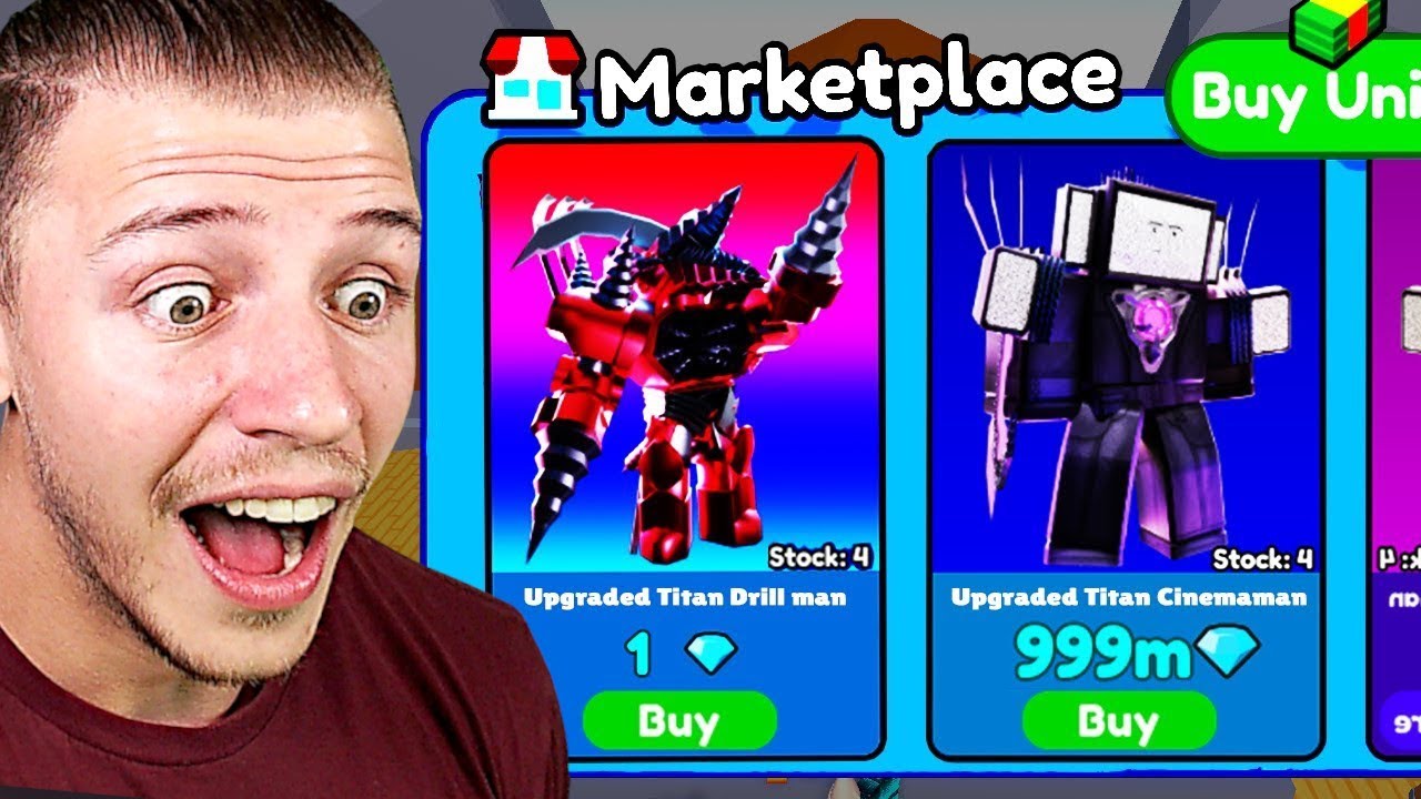 Die BESTEN DEALS auf dem MARKPLATZ in Toilet Tower Defense