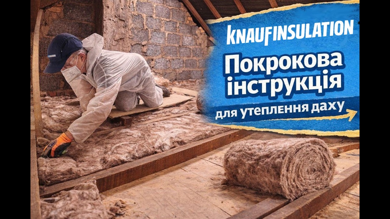 🔖🛠️  Утеплення даху: Покрокова інструкція від А до Я