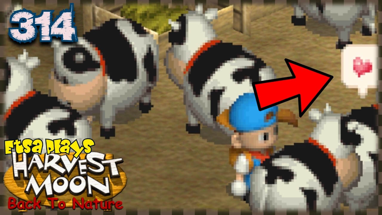 Harvest Moon Back to Nature - 314 - Cows Cows Cows - Etsa Plays