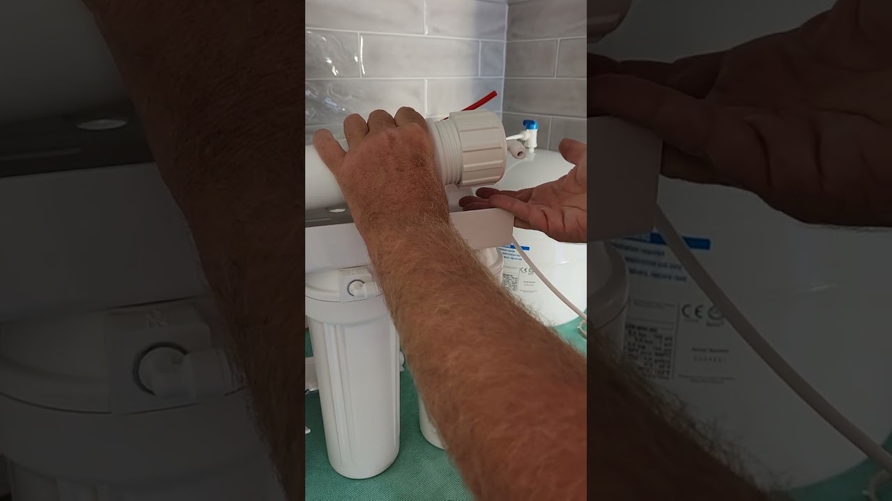 how to change the membrane on an undersink reverse osmosis system