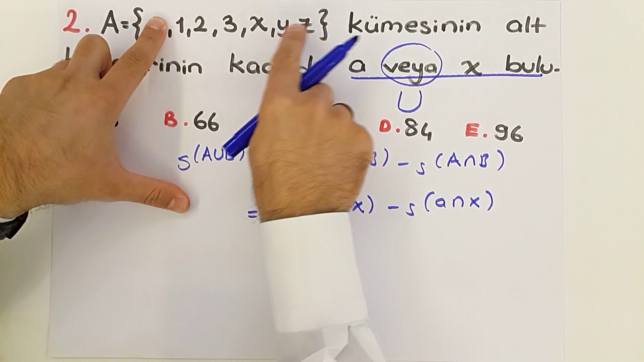 Alt Küme Soru Kalıpları