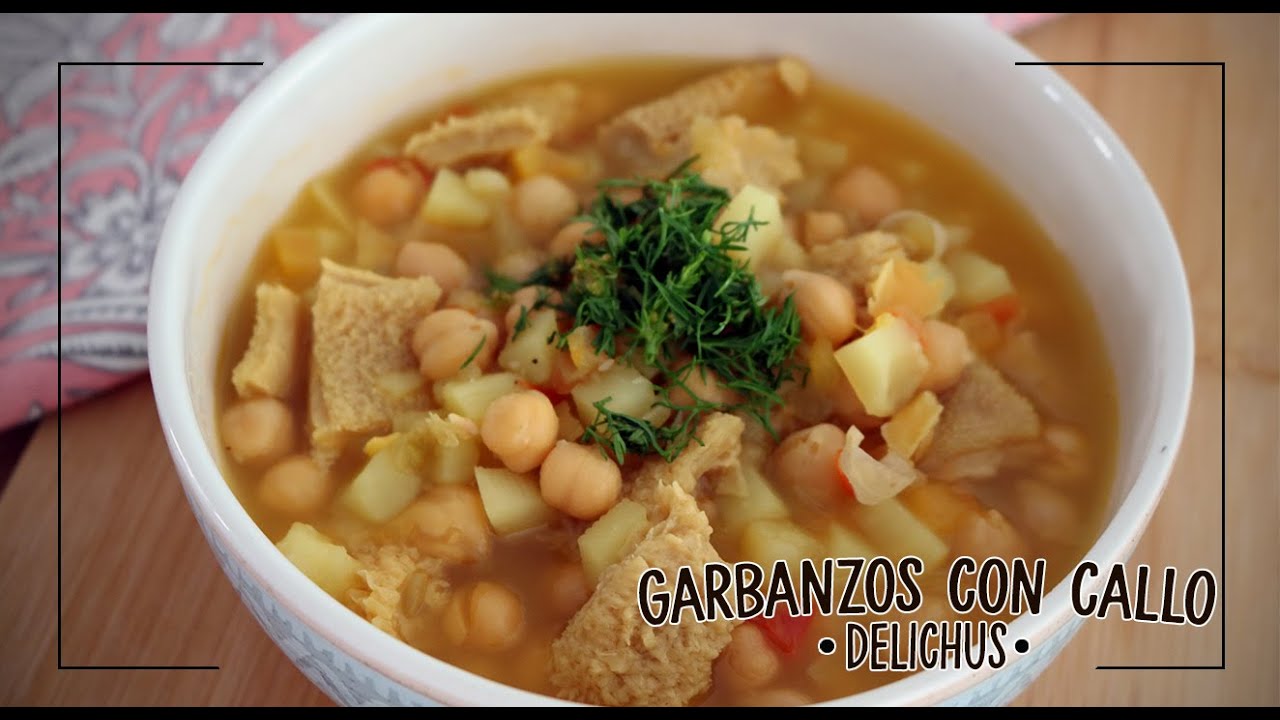 GARBANZOS CON CALLO O MENUDO | RECETA FÁCIL Y DELICIOSA