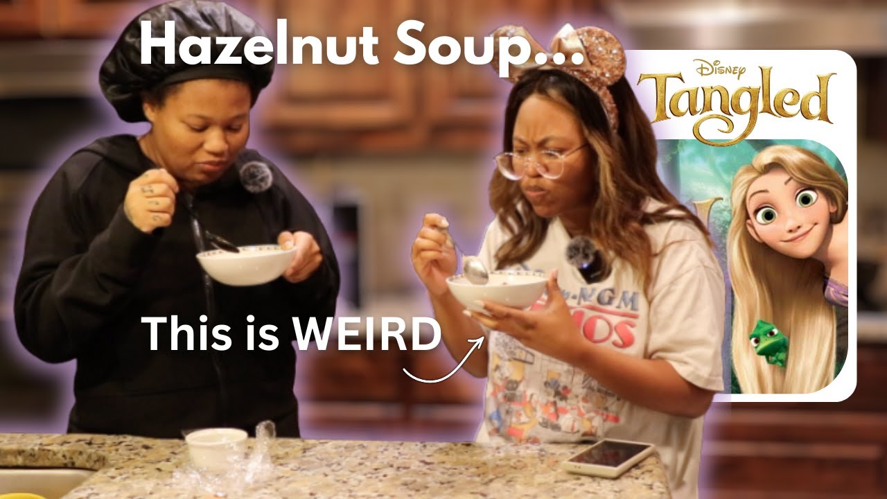 I made Hazelnut Soup from Tangled | Trying Food from Disney Movies!