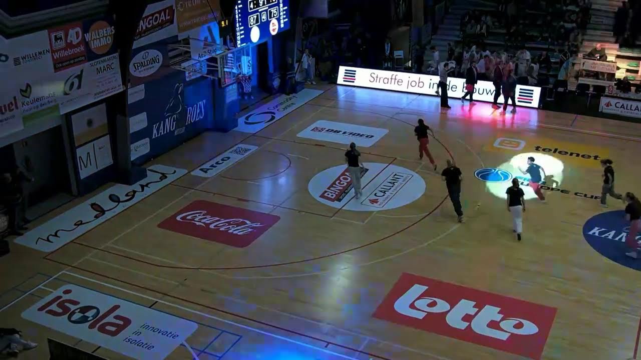 Kangoeroes Basket Mechelen vs Spirou Basket // Lotto Basketball Cup