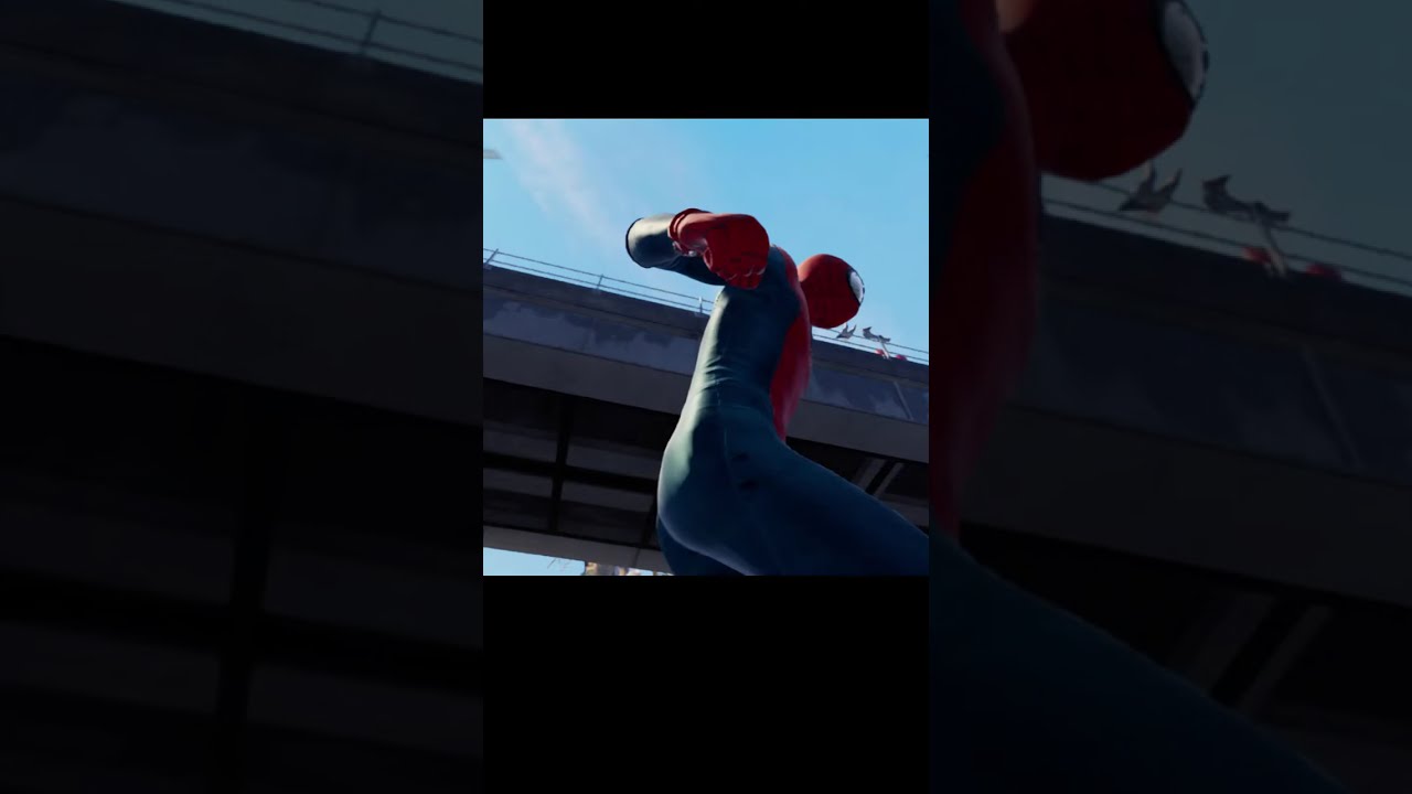 SPIDER MAN SWINGING THROUGH THE CITY. !! Spider Man Live. #spiderman #shortsfeed #shorts #gaming