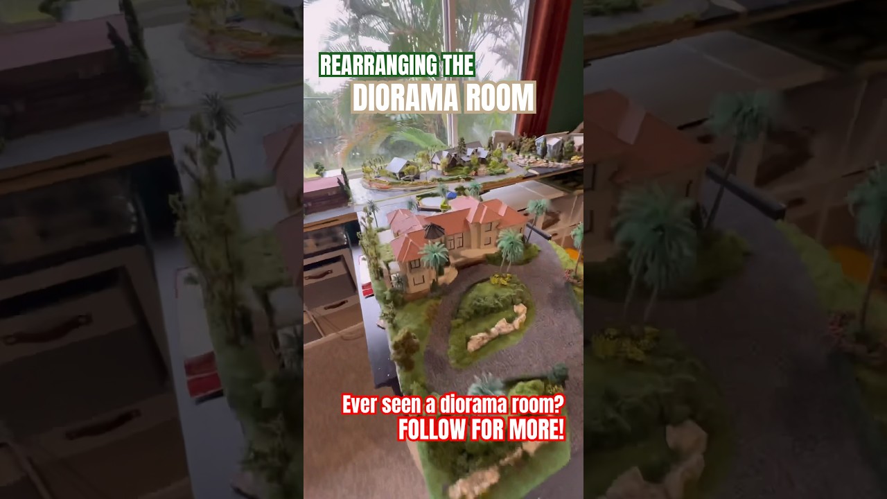 REFRESH! Check out my one of a kind #164scale #dioramadiecast Man Cave! #unboxingdiecast #collectors