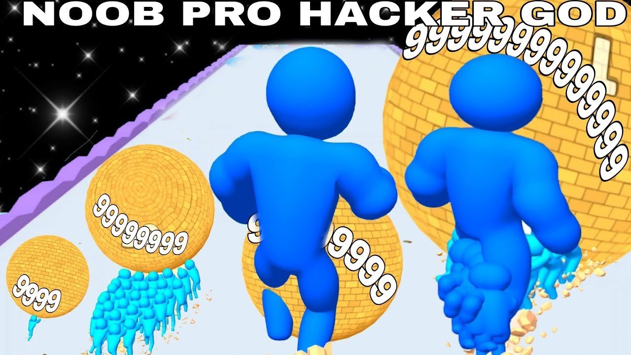 NOOB VS PRO VS HACKER VS GOD  in Rescue Push Part5