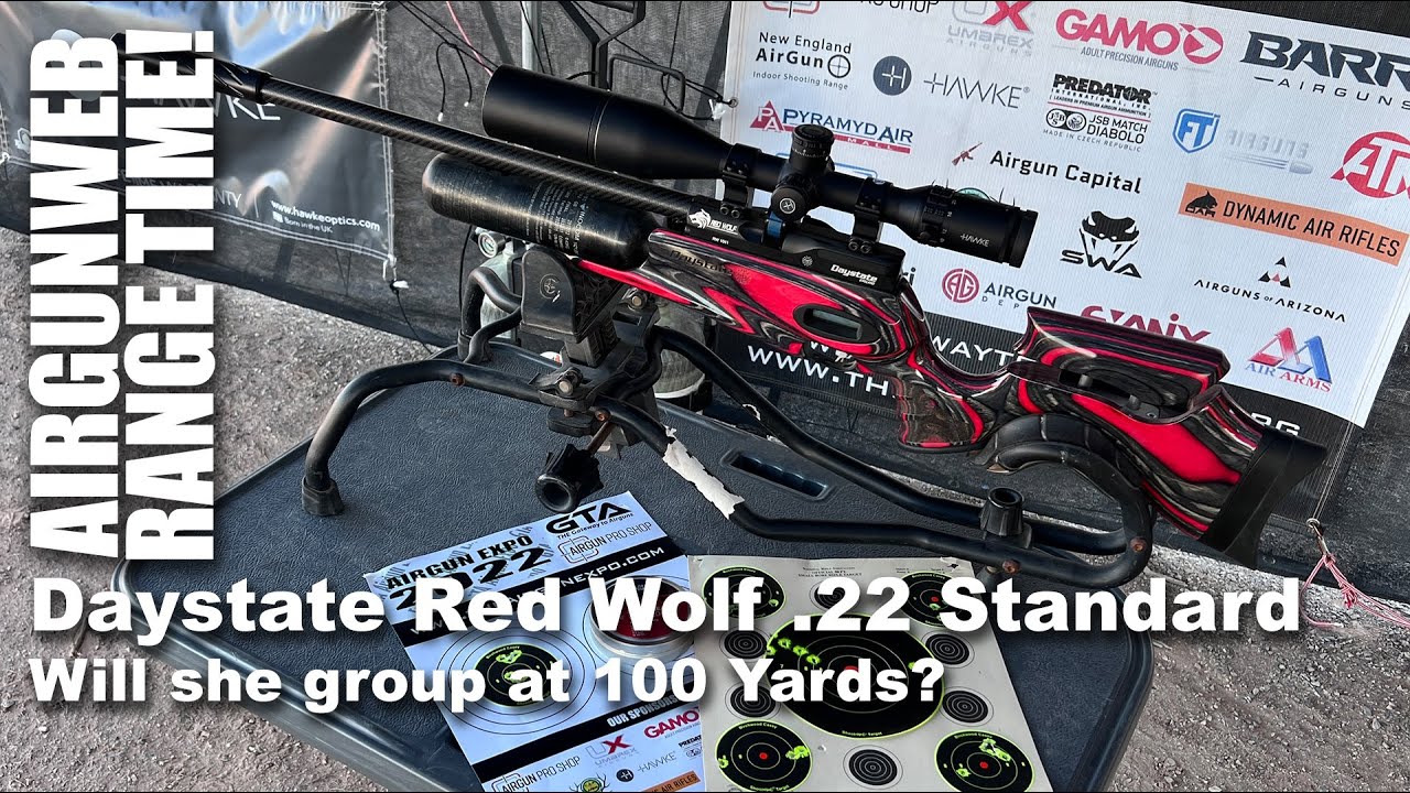 Daystate Red Wolf .22 Can it hold a group at 100 yards? Let’s find out!
