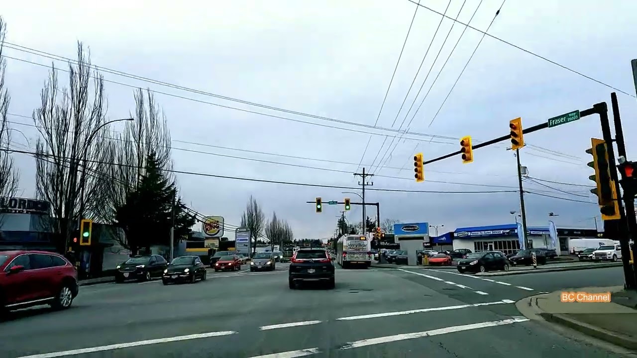 Driving in Langley City BC Canada 2023