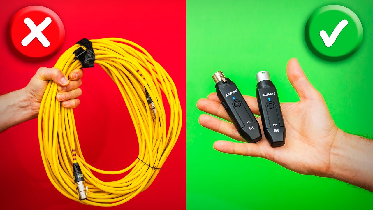 XLR INALÁMBRICO | Sistema ACEMIC G6 Transmisor/Receptor | SIN CABLES