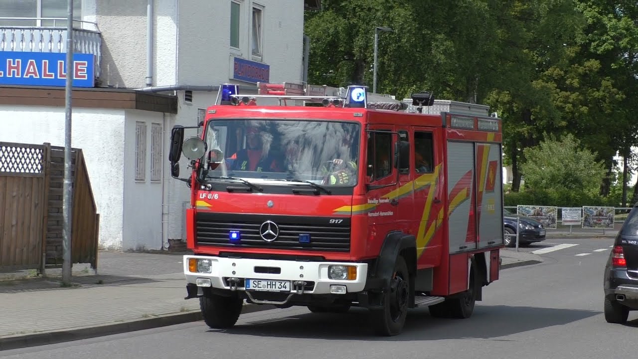 E57 Sirenenalarm | Kreisbrandmanöver - Einsatzfahrten Freiwillige Feuerwehren + THW Kreis Segeberg