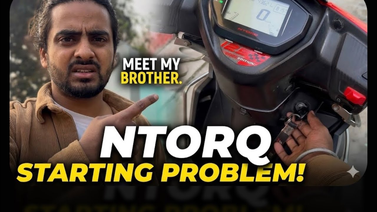 Meet My Brother Kran😊Ntorq starting problem😤🫨