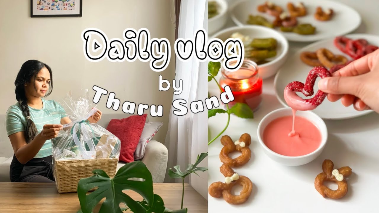 Surprising My Friend with Homemade Churros & a Cute Gift!🎁🌵| යාලුවෙක්ට හදපු ලස්සන තෑග්ගක්💐✨| චුරෝස්