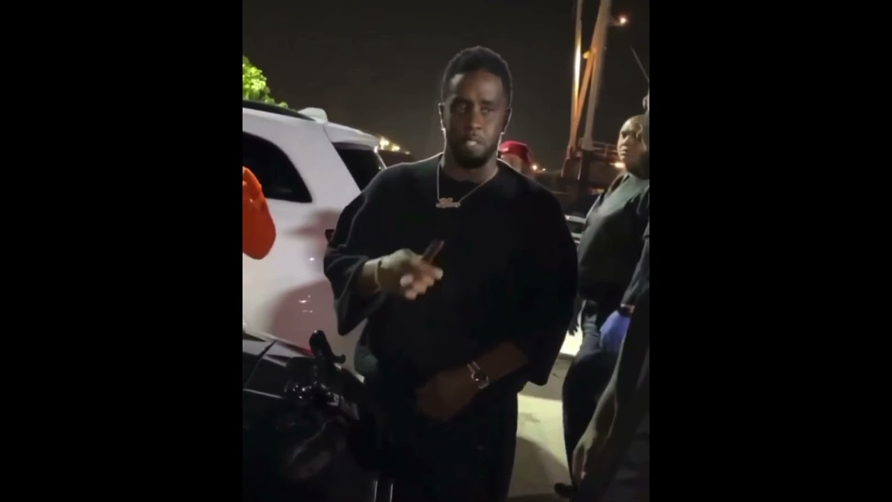 Diddy Outside The Strip Club In Miami