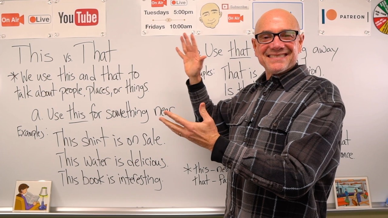 This vs. That - Explained | Speak English with Mark Kulek ESL