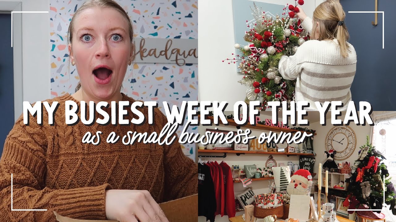 Праздничный видеоблог: насыщенная неделя в моей жизни как владельца малого бизнеса