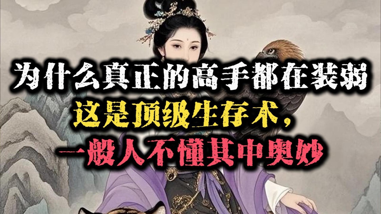 为什么真正的高手都在装弱？这是顶级生存术，一般人不懂！#强者思维 #智慧 #智慧人生 #自我提升 #认知