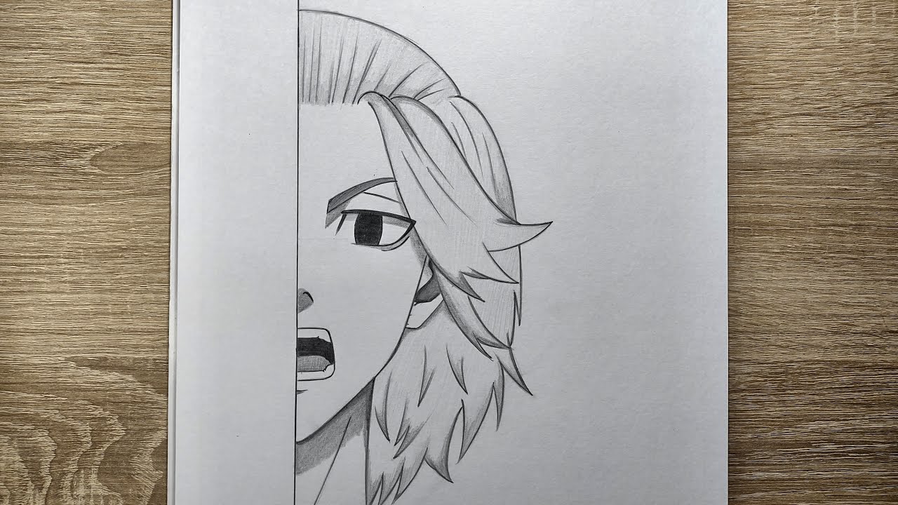 تعلم رسم مايكي من طوكيو ريفنجرز | طريقة رسم مايكي